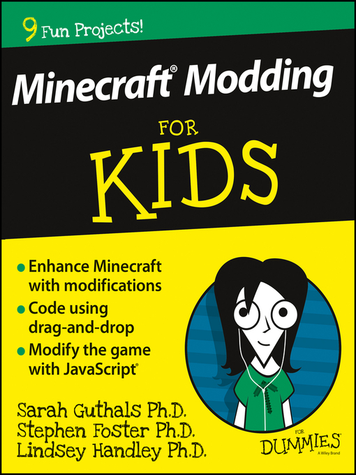 Cover image for Minecraft Modding For Kids For Dummies